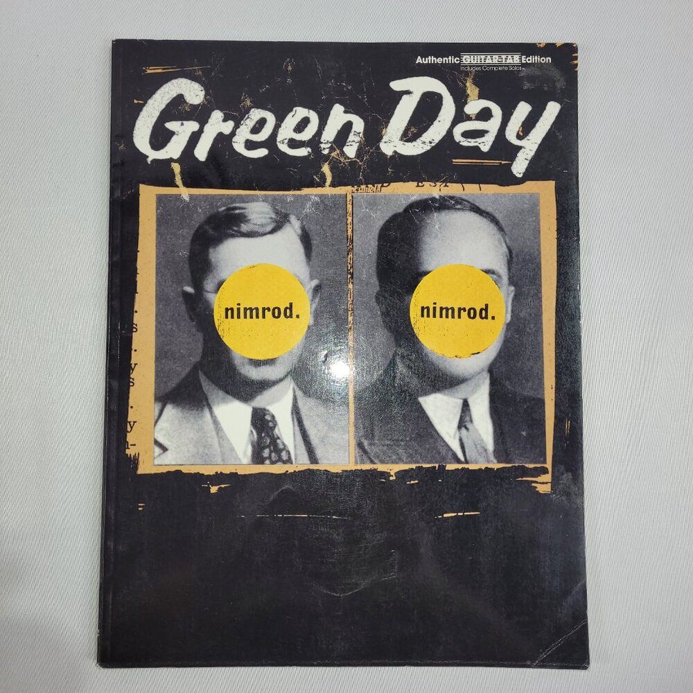 Green Day Nimrod Vocal Guitar Lyrics Music Song Book